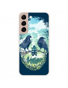 Coque Samsung Galaxy S22 Plus 5G Tête de Mort Nature -...