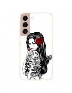 Coque Samsung Galaxy S22 Plus 5G Tattoo Girl Lolita -...