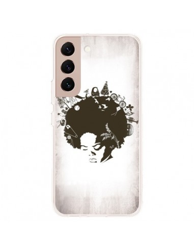 Coque Samsung Galaxy S22 Plus 5G Childhood Garden Afro - Rachel Caldwell