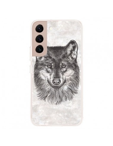 Coque Samsung Galaxy S22 Plus 5G Loup Gris - Rachel Caldwell