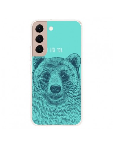 Coque Samsung Galaxy S22 Plus 5G Bear Ours I like You - Rachel Caldwell