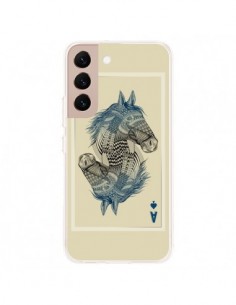 Coque Samsung Galaxy S22 Plus 5G Cheval Carte Jeu Horse...
