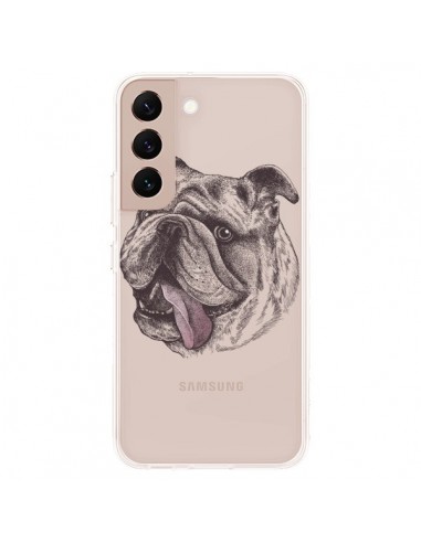 Coque Samsung Galaxy S22 Plus 5G Chien Bulldog Dog Transparente - Rachel Caldwell
