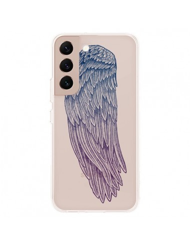 Coque Samsung Galaxy S22 Plus 5G Ailes d'Ange Angel Wings Transparente - Rachel Caldwell