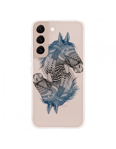 Coque Samsung Galaxy S22 Plus 5G Cheval Horse Double Transparente - Rachel Caldwell