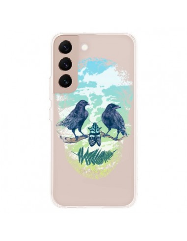 Coque Samsung Galaxy S22 Plus 5G Tête de Mort Nature Transparente - Rachel Caldwell