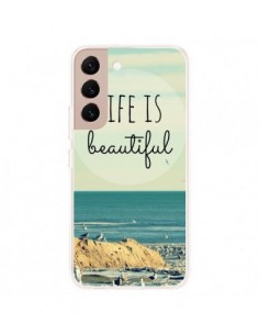 Coque Samsung Galaxy S22 Plus 5G Life is Beautiful - R...
