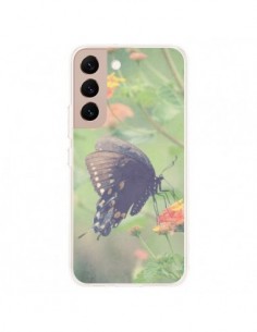 Coque Samsung Galaxy S22 Plus 5G Papillon Butterfly - R...
