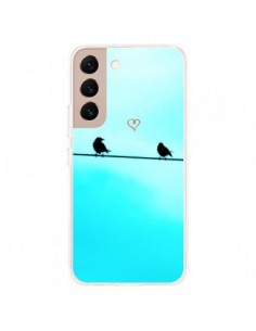 Coque Samsung Galaxy S22 Plus 5G Oiseaux Birds Amour Love...
