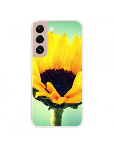 Coque Samsung Galaxy S22 Plus 5G Tournesol Zoom Fleur - R Delean