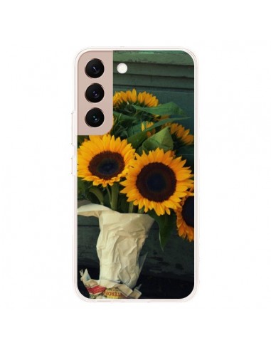 Coque Samsung Galaxy S22 Plus 5G Tournesol Bouquet Fleur - R Delean