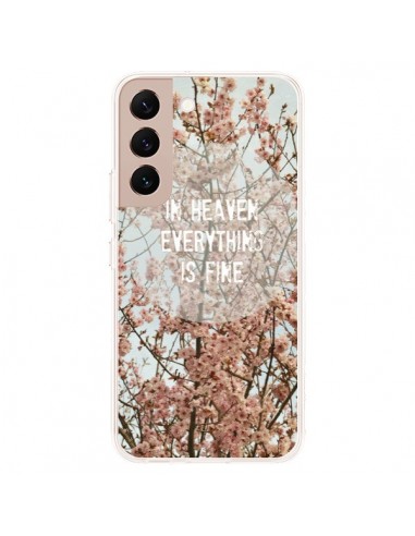 Coque Samsung Galaxy S22 Plus 5G In heaven everything is fine paradis fleur - R Delean