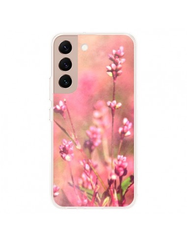 Coque Samsung Galaxy S22 Plus 5G Fleurs Bourgeons Roses - R Delean