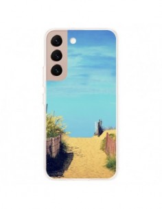 Coque Samsung Galaxy S22 Plus 5G Plage Beach Sand Sable -...