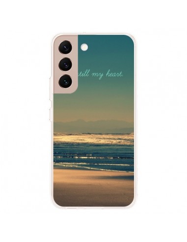 Coque Samsung Galaxy S22 Plus 5G Be still my heart Mer Sable Beach Ocean - R Delean
