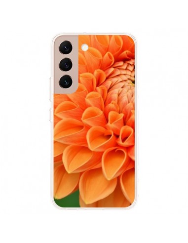 Coque Samsung Galaxy S22 Plus 5G Fleurs oranges flower - R Delean