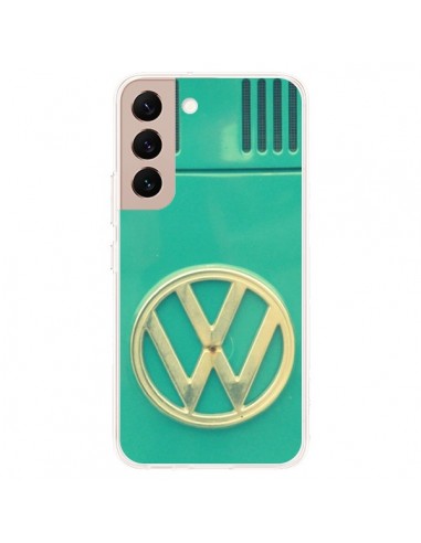 Coque Samsung Galaxy S22 Plus 5G Groovy Van Hippie VW Bleu - R Delean