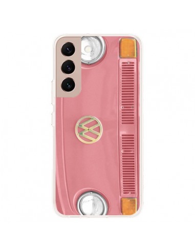 Coque Samsung Galaxy S22 Plus 5G Groovy Van Hippie VW Rose - R Delean