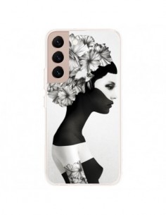 Coque Samsung Galaxy S22 Plus 5G Marianna Fille Fleurs -...