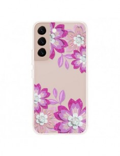 Coque Samsung Galaxy S22 Plus 5G Winter Flower Rose,...