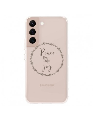 Coque Samsung Galaxy S22 Plus 5G Peace and Joy, Paix et Joie Transparente - Sylvia Cook