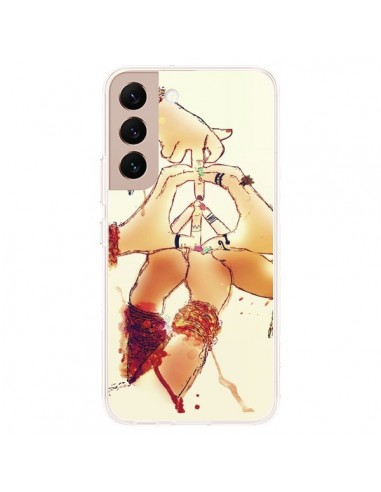 Coque Samsung Galaxy S22 Plus 5G Peace and Love - Sara Eshak