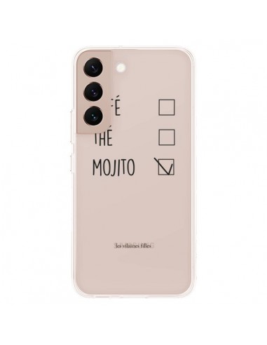 Coque Samsung Galaxy S22 Plus 5G Café, Thé et Mojito Transparente - Les Vilaines Filles