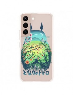 Coque Samsung Galaxy S22 Plus 5G Totoro Manga Flower...