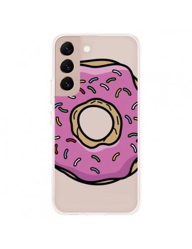 Coque Samsung Galaxy S22 Plus 5G Donuts Rose Transparente - Yohan B.