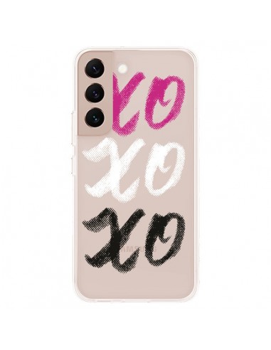 Coque Samsung Galaxy S22 Plus 5G XoXo Rose Blanc Noir Transparente - Yohan B.