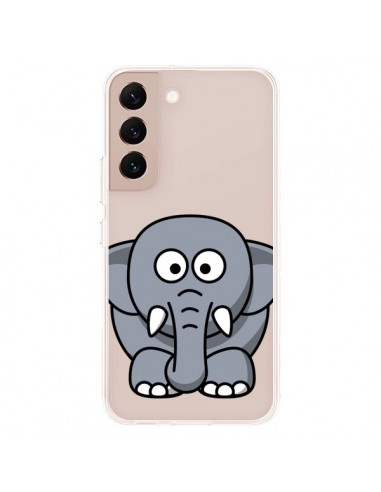 Coque Samsung Galaxy S22 Plus 5G Elephant Animal Transparente - Yohan B.