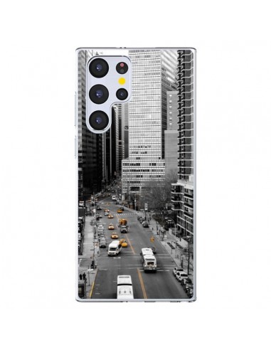 Coque Samsung Galaxy S22 Ultra 5G New York Noir et Blanc - Anaëlle François