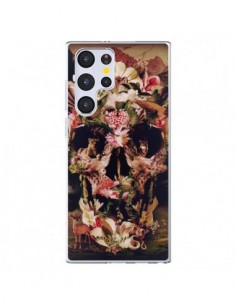 Coque Samsung Galaxy S22 Ultra 5G Jungle Skull Tête de...