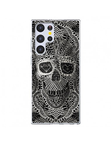 Coque Samsung Galaxy S22 Ultra 5G Skull Lace Tête de Mort - Ali Gulec