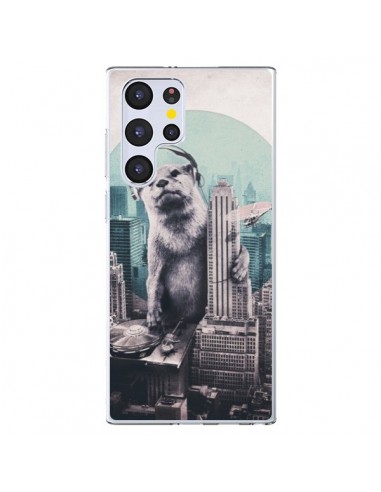 Coque Samsung Galaxy S22 Ultra 5G Loutre Dj New York - Ali Gulec