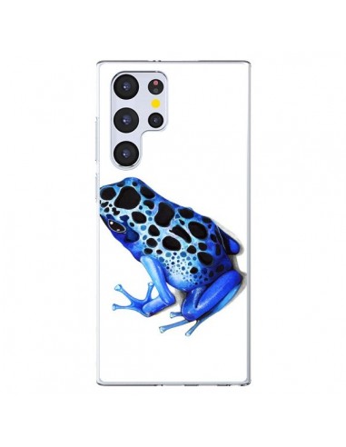 Coque Samsung Galaxy S22 Ultra 5G Grenouille Bleue - Annya Kai