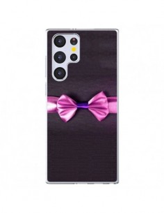 Coque Samsung Galaxy S22 Ultra 5G Noeud Papillon Kitty...