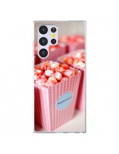 Coque Samsung Galaxy S22 Ultra 5G Punk Popcorn Rose -...