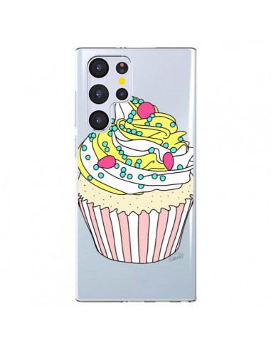 Coque Samsung Galaxy S22 Ultra 5G Cupcake Dessert Transparente - Asano Yamazaki