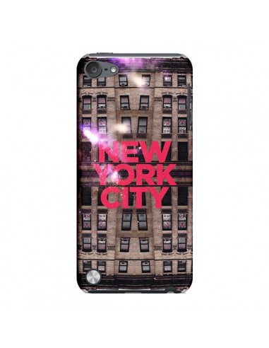 Coque New York City Buildings Rouge pour iPod Touch 5 - Javier Martinez