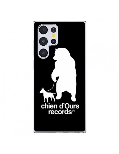Coque Samsung Galaxy S22 Ultra 5G Chien d'Ours Records Musique - Bertrand Carriere