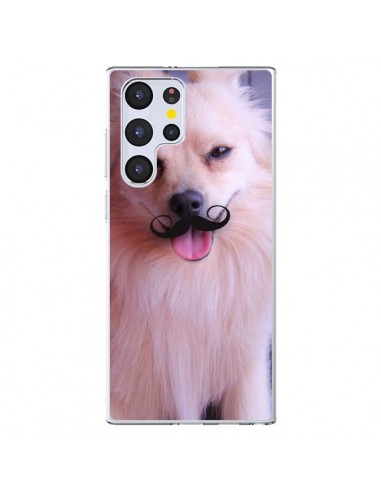 Coque Samsung Galaxy S22 Ultra 5G Clyde Chien Movember Moustache - Bertrand Carriere