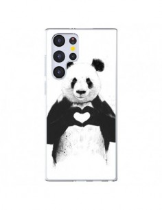 Coque Samsung Galaxy S22 Ultra 5G Panda Amour All you...