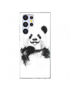 Coque Samsung Galaxy S22 Ultra 5G Funny Panda Moustache...