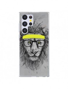 Coque Samsung Galaxy S22 Ultra 5G Hipster Lion - Balazs...
