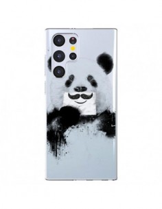 Coque Samsung Galaxy S22 Ultra 5G Funny Panda Moustache...