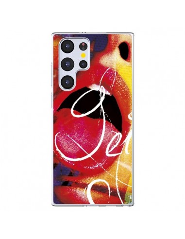 Coque Samsung Galaxy S22 Ultra 5G Get Bouche Sexy - Brozart