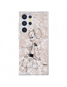 Coque Samsung Galaxy S22 Ultra 5G Croquis Dentelle Femme...