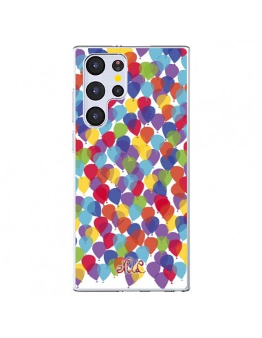 Coque Samsung Galaxy S22 Ultra 5G Ballons La Haut - Enilec