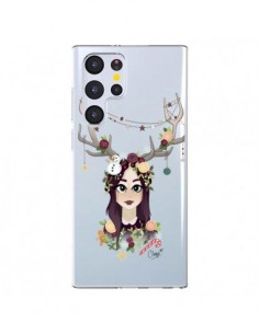 Coque Samsung Galaxy S22 Ultra 5G Christmas Girl Femme...